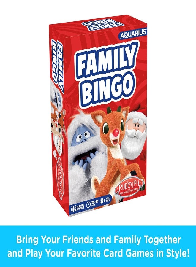 Aquarius Rudolph The Red-Nosed Reindeer Family Bingo - Fun Family Party Game for Kids, Teens & Adults - Entertaining Game Night Gift - Officially Licensed Rudolph Merchandise - Image 3